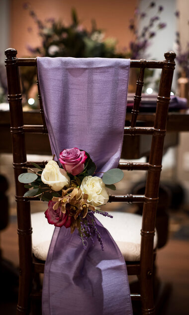 Chair corsage